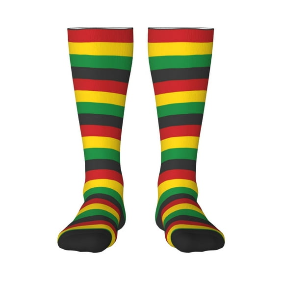 Pofeuu Music Colors 1 Print Stockings, Adult Running Hiking Socks for Youth and Adult