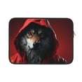 thumbnail image 1 of Pofeuu Mysterious Hooded Wolf Print Laptop Carrying Case,13-15-Inch Laptop and Tablet, Sleek Design, Durable and Water-Repellent Fabric, Business Casual or School-13 inch, 1 of 8