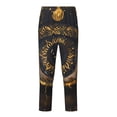 thumbnail image 1 of Pofeuu Mystical Golden Eye Print Teenagers' Pajama Pants, Soft Lounge Pajama Pants with big pockets for Men Plaid Pj Bottoms-XS(5-6), 1 of 6