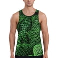 thumbnail image 1 of Pofeuu Natural Green Leaves Print Men's Workout Tank Tops Sleeveless Muscle Gym Shirt Quick Dry-Medium, 1 of 7