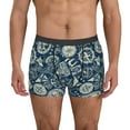 thumbnail image 1 of Pofeuu Nautical Style Print Men’s Boxer Briefs, Moisture-Wicking Underwear, Regular,Trunk-Large, 1 of 5
