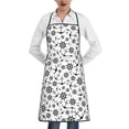 thumbnail image 1 of Pofeuu Nautical Themed Simple Anchors Print Aprons with Pockets, Cute Aprons for Kitchen, Cooking, Server, Barber, Chef Apron, 1 of 7