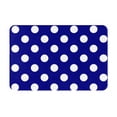 thumbnail image 1 of Pofeuu Navy And White Polka Dot Print Flannel Doormats Rug16"x24"Rug Washable Doormats Indoor Outdoor Rugs for Layered Front Door Mats, Porch, Kitchen, Entryway, 1 of 7
