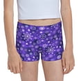 thumbnail image 1 of Pofeuu New Year Snowflakes Print Soft Cotton Girls Boyshort panties Toddler Underwear-Small, 1 of 5