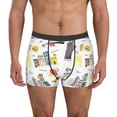 thumbnail image 1 of Pofeuu New York Print Men’s Boxer Briefs, Moisture-Wicking Underwear, Regular,Trunk-Medium, 1 of 5