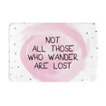 thumbnail image 1 of Pofeuu Not All Those Who Wander Are Lost Print Flannel Doormats Rug16"x24"Rug Washable Doormats Indoor Outdoor Rugs for Layered Front Door Mats, Porch, Kitchen, Entryway, 1 of 7