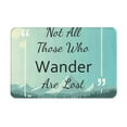 thumbnail image 1 of Pofeuu Not All Those Who Wander Are Lost1 Print Flannel Doormats Rug16"x24"Rug Washable Doormats Indoor Outdoor Rugs for Layered Front Door Mats, Porch, Kitchen, Entryway, 1 of 7