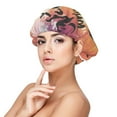 thumbnail image 1 of Pofeuu Not All Who Wander Are Lost Print Silk Bonnet for Sleeping, Satin Hair Bonnets, Soft Elastic Band Silk Sleep Cap, Hair Wrap, 1 of 6