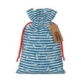thumbnail image 1 of Pofeuu Ocean on Striped Print Burlap Bags with Drawstrings Drawstring Gift Bags Pouch Bag for Thankgiving Birthday Party Gift Wrapping Treats and Party Favors-Medium, 1 of 9