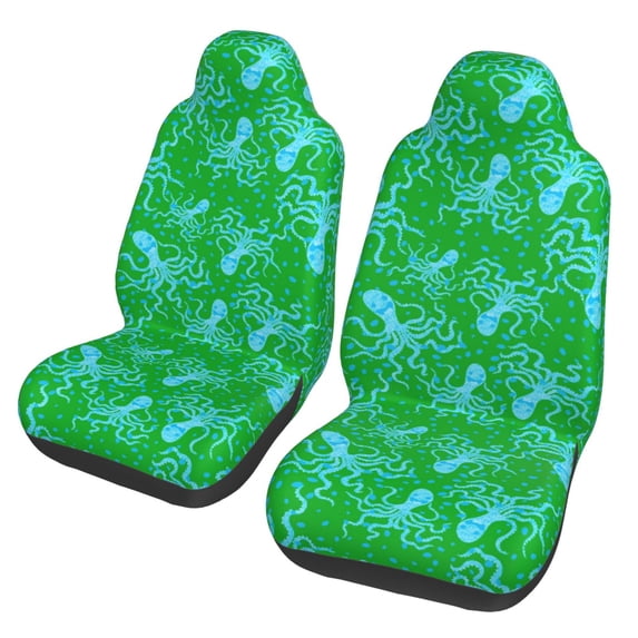 Pofeuu Octopus1 Print Automotive Car Seat Covers Flat Cloth Full Set Seat Covers,Car Seat Covers front seats for Cars Trucks and SUVs(Two packs)