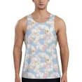 thumbnail image 1 of Pofeuu Orchids Flowers Print Men's Workout Tank Tops Sleeveless Muscle Gym Shirt Quick Dry-XX-Large, 1 of 7