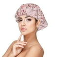 thumbnail image 1 of Pofeuu Orchids Flowers Print Silk Bonnet for Sleeping, Satin Hair Bonnets, Soft Elastic Band Silk Sleep Cap, Hair Wrap, 1 of 6