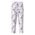 thumbnail image 1 of Pofeuu Orchids Flowers Print Teenagers' Pajama Pants, Soft Lounge Pajama Pants with big pockets for Men Plaid Pj Bottoms-Medium, 1 of 6