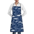 thumbnail image 1 of Pofeuu Ornamental Fish Print Aprons with Pockets, Cute Aprons for Kitchen, Cooking, Server, Barber, Chef Apron, 1 of 7
