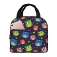 thumbnail image 1 of Pofeuu Owls And Hearts Print Lunch Bag Lunch Box Large Capacity Insulated Lunch Bag for Adult, Leakproof Reusable Lunch Tote Bags for Work, 1 of 5