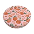 thumbnail image 1 of Pofeuu Painting Peach Print Round Bar Stool Covers - Super Soft and Washable Elastic Stool Cushion Slipcover Easy Clean Velvet-13 inch, 1 of 7