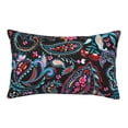 thumbnail image 1 of Pofeuu Paisley Print Polyester Microfiber Plush Pillowcases, Super Soft and Cozy Pillow Case Covers with Envelop Closure（Pillow core not included）-16"x24", 1 of 6