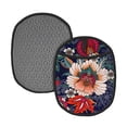 thumbnail image 1 of Pofeuu Paisley2 Print Silicone Pot Mat Mitten With Hanging Loop Heat Resistant Oven Mitts Non-Slip Bbq Baking Smoking Potholders, 1 of 7