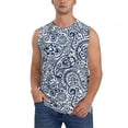thumbnail image 1 of Pofeuu Paisley4 Print Men's Muscle T-Shirt, Sleeveless, Muscle Tank, Classic Muscle Tee Top For Men Casual Sleeveless Muscle T-Shirt Trendy Clothes-Small, 1 of 7