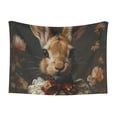 thumbnail image 1 of Pofeuu Palatial Style Flower Rabbit Print Puppy Blanket,Dog Blankets,Pet Blanket Cozy Cat Blankets for Indoor Cats, Fuzzy Pet Blanket for Kitten Doggy Dog Blankets-Small, 1 of 8