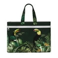 thumbnail image 1 of Pofeuu Palm Leaves And Exotic Birds Print Laptop Bag Carrying - Computer Bag Laptop Case Shoulder Slim Work Travel, 1 of 8