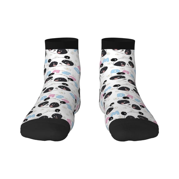 Pofeuu Panda Bear1 Print 30cm Socks, Adult Running Hiking Socks for Youth and Adult