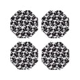 thumbnail image 1 of Pofeuu Panda Print Coasters for Drinks, 4Pack PU Leather Coasters, Bar Drink Coasters for Tabletop Protection, Furniture from Damage-Octagon, 1 of 6