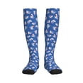 thumbnail image 1 of Pofeuu Party Shark Cute Print Compression Socks for Women & Men Circulation - Best Support for Nurses,Running,Athletic,Sports, 1 of 7