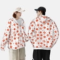 thumbnail image 1 of Pofeuu Pastry Print Sun Protection Outdoor Lightweight Full Zip UV Cooling Hoodie Long Sleeve Summer Clothing for Outdoor Hiking-XX-Large, 1 of 5