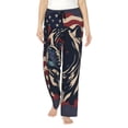 thumbnail image 1 of Pofeuu Patriotic Bulldog Art Print Women's Fashion Pajama Pants with Pockets Comfy Drawstring Sleep Lounge Bottoms-X-Large, 1 of 6