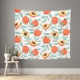 thumbnail image 1 of Pofeuu Peach Print Wall Tapestry Decoration Wall Hanging Tapestry 60 x 51 Inch, 1 of 6