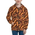thumbnail image 1 of Pofeuu Peanuts2 Print Teenage Zipper Hoodie Sweatshirts Hooded Casual Jackets With Pocket For Boys Girls-Small, 1 of 6