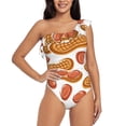thumbnail image 1 of Pofeuu Peanuts4 Print Women's One Piece Swimsuits One Shoulder Swimwear Asymmetric Ruffle Monokinis Bathing Suits-X-Large, 1 of 6