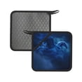 thumbnail image 1 of Pofeuu Pegasus Night Sky Print Silicone Trivet Mats,Silicone Hot Pads for Kitchen, Silicone Trivets for Hot Pots and Pans, Silicone Hot Pad, 1 of 8