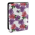 thumbnail image 1 of Pofeuu Peonies Print Travel Document Organizer Passport Holder Men Women for Family (6.5 in x 4.5 in),Wallet Holder Credit Card Clutch Bag Case, 1 of 5