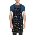 thumbnail image 1 of Pofeuu Physical Formulas Print Waterproof Apron with Pockets Adjustable Cooking Aprons Kitchen Bib for Baking Household Cleaning, 1 of 8