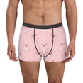 thumbnail image 1 of Pofeuu Pig Polka Dot Print Men’s Boxer Briefs, Moisture-Wicking Underwear, Regular,Trunk-Large, 1 of 5