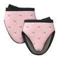 thumbnail image 1 of Pofeuu Pig Polka Dot Print Thickened Mini Silicone Oven Mitts Heat Resistant, Rubber Oven Mitt Gloves, Finger Pinch Grips, Pot Holder, Silicone Potholder, 1 of 7