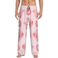 thumbnail image 1 of Pofeuu Pigs Head And Donuts Print Men's Pajama Pants, Soft Lounge Pajama Pants with big pockets for Men Plaid Pj Bottoms-XX-Large, 1 of 6
