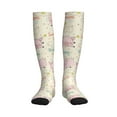 thumbnail image 1 of Pofeuu Pigs Sleep Print Compression Socks for Women & Men Circulation - Best Support for Nurses,Running,Athletic,Sports, 1 of 7