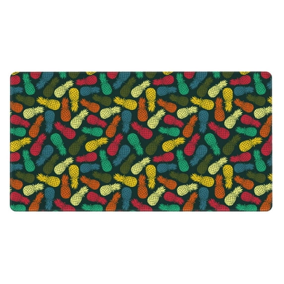Pofeuu Pineapple Fruit Colorful Print Mouse Pad,Rubber, Multipurpose Comfortable Waterproof Mousepad Desk Mat for Gamer Office Home