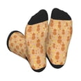 thumbnail image 1 of Pofeuu Pineapples Print Crew Socks, Adult Running Hiking Socks for Youth and Adult, 1 of 7