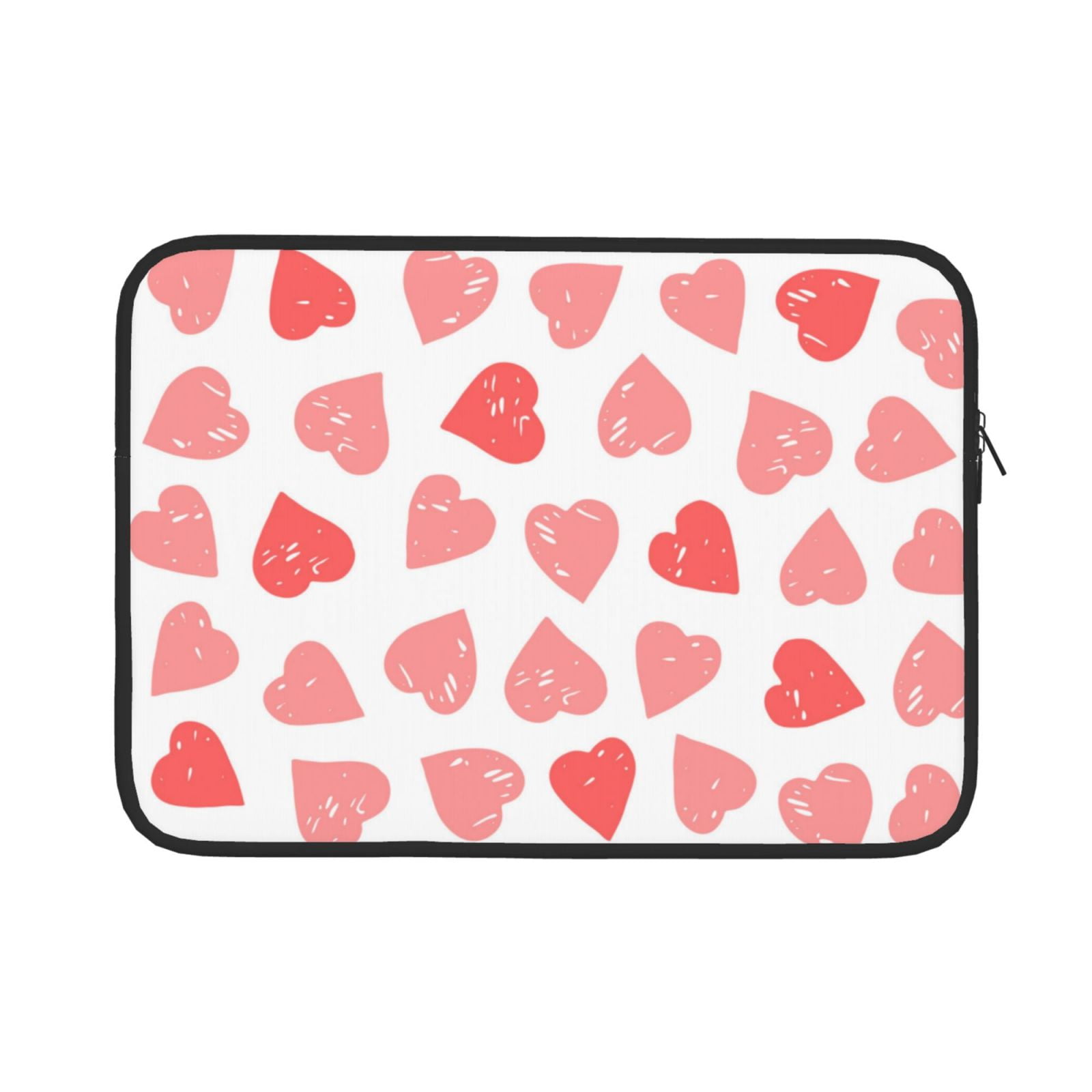 Pofeuu Pink Hearts1 Print Laptop Carrying Case,13-15-Inch Laptop and ...