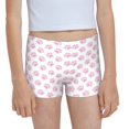 thumbnail image 1 of Pofeuu Pink Paw Print Soft Cotton Girls Boyshort panties Toddler Underwear-X-Small, 1 of 5