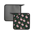 thumbnail image 1 of Pofeuu Pink Sleeping Fox Print Silicone Trivet Mats,Silicone Hot Pads for Kitchen, Silicone Trivets for Hot Pots and Pans, Silicone Hot Pad, 1 of 8