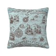 thumbnail image 1 of Pofeuu Pirate Adventure Map Print Double-sided plush pillowcase Square Throw Pillow Covers Pillows Cover for Living Room Bedroom Sofa Couch Cushion Cover（No pillow core）-24"x24", 1 of 7