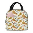 thumbnail image 1 of Pofeuu Pizza Slices Print Lunch Bag Lunch Box Large Capacity Insulated Lunch Bag for Adult, Leakproof Reusable Lunch Tote Bags for Work, 1 of 5