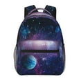thumbnail image 1 of Pofeuu Planets Stars And Galaxies1 Print Backpack for Men and Women - Basic Bookbag Casual Daypack Backpacks for College Work Travel-One Size, 1 of 5