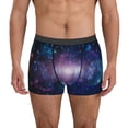 thumbnail image 1 of Pofeuu Planets Stars And Galaxies1 Print Men’s Boxer Briefs, Moisture-Wicking Underwear, Regular,Trunk-X-Large, 1 of 5