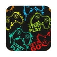 thumbnail image 1 of Pofeuu Play Game Start Print Leather Coasters Set of 6, Round Cups Mugs Mat Pad for Home Kitchen Heat Resistant Drink Coasters,Square, 1 of 7